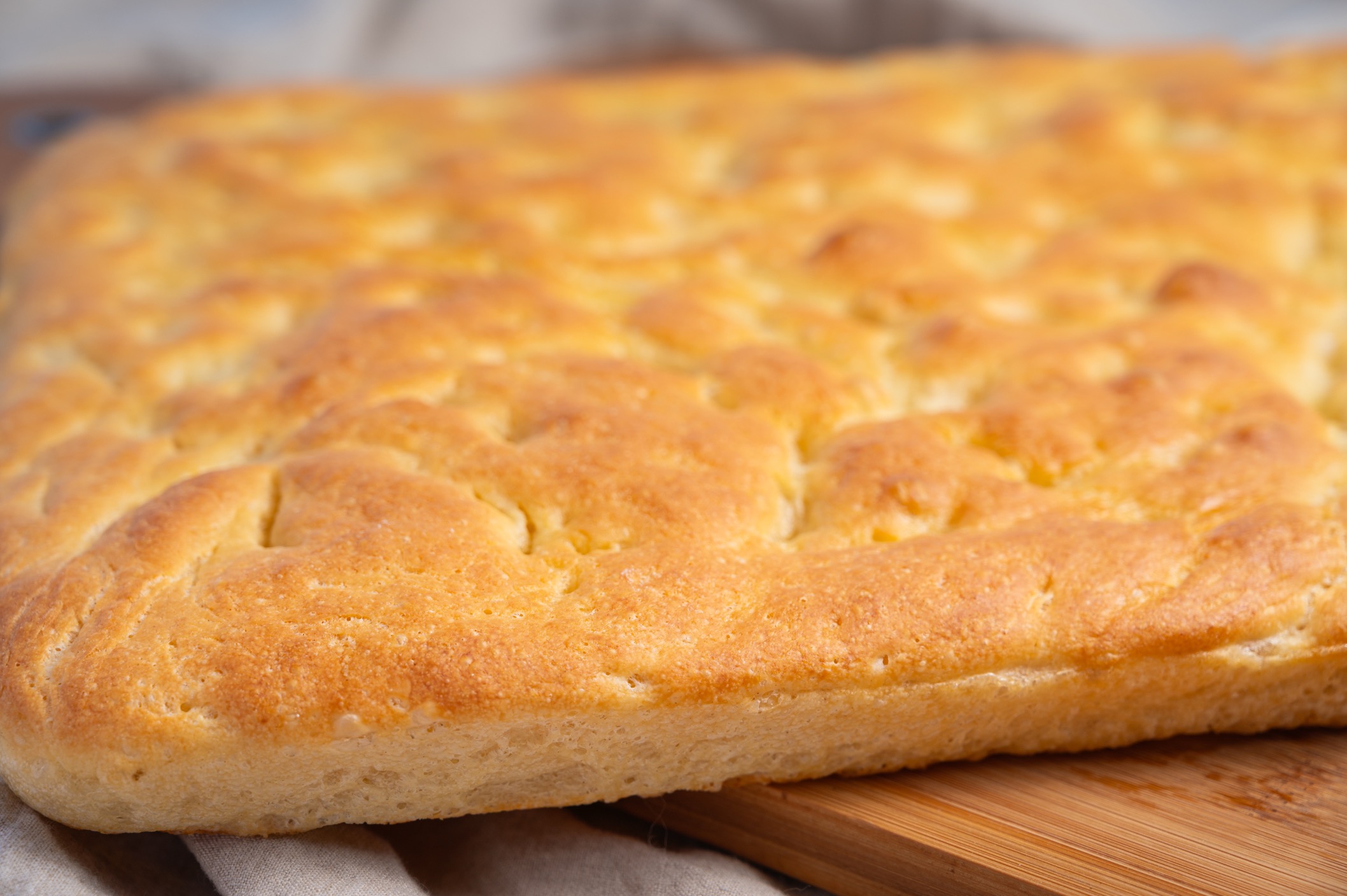 Golden Schiacciata loaves