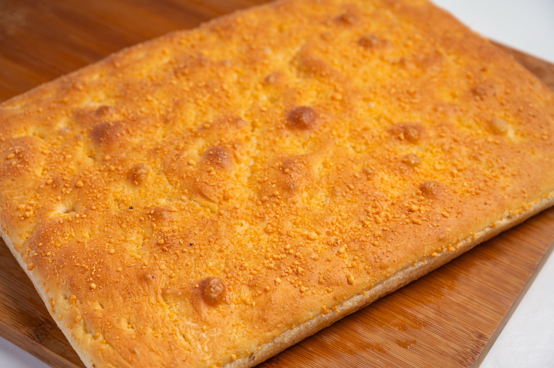 Schiacciata bread texture